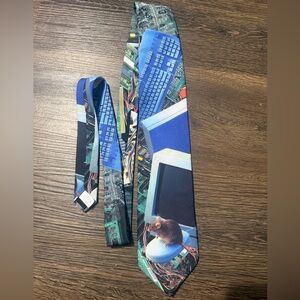 Vintage 1995 Computer Mouse Tech Tie Ralph Marlin Novelty Made In USA Rare